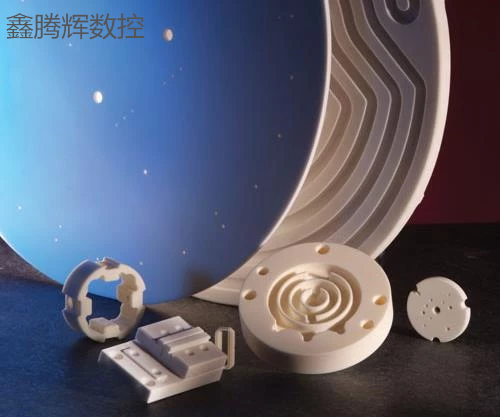 從這個樣本可以看出陶瓷加工的陶瓷工件的多樣性和復(fù)雜性，圓盤直徑12英寸